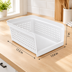 Open-Front Stackable Storage Bin
