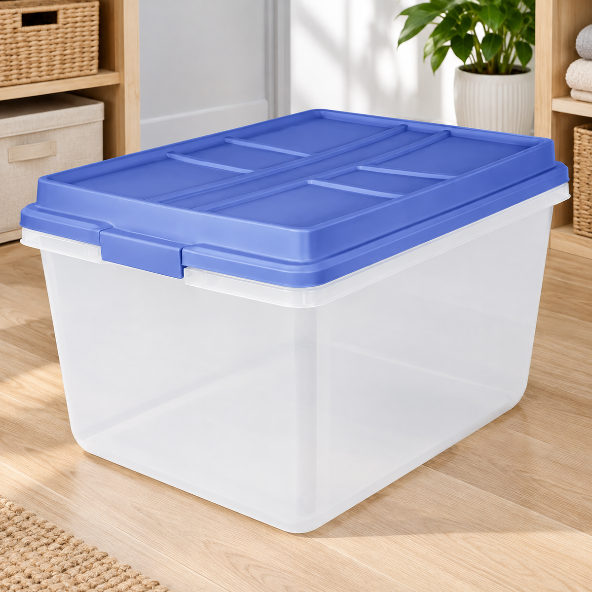 72QT Clear Latching Storage Bin