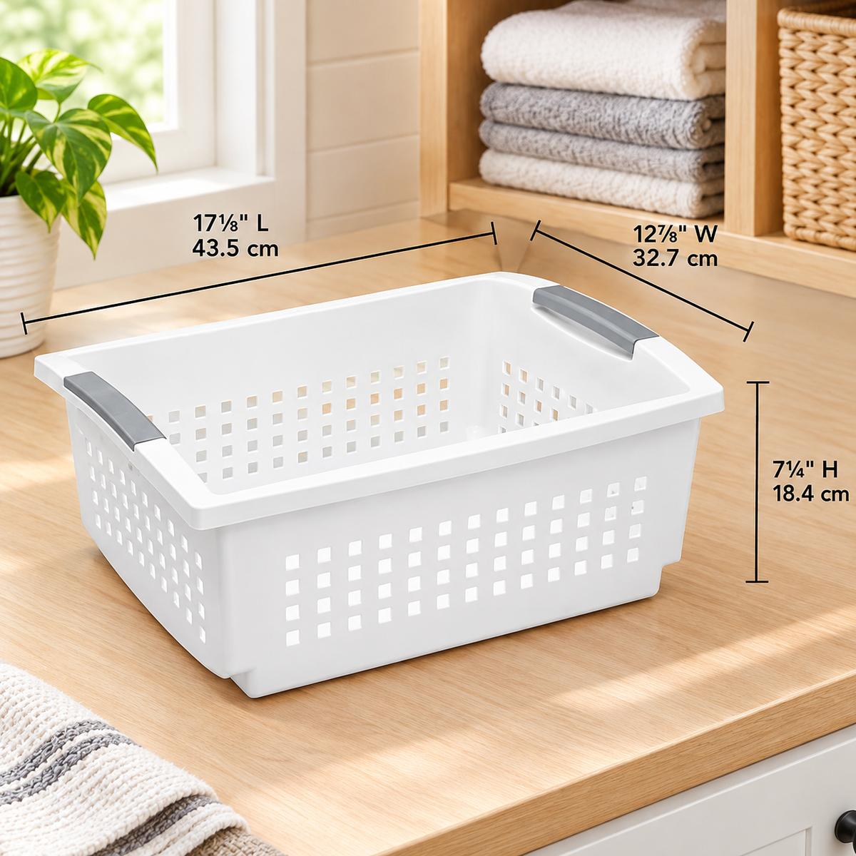 Large Stackable Storage Basket