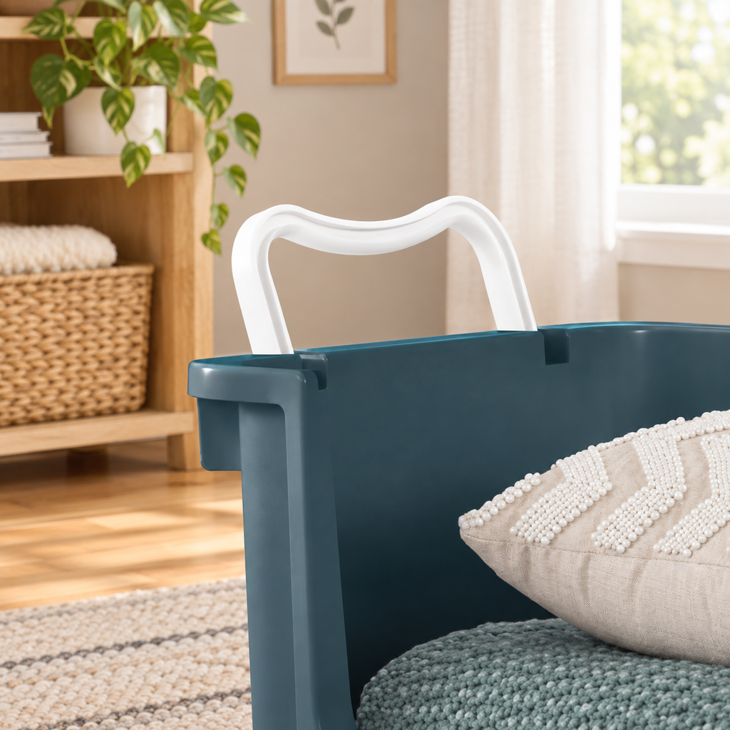 Large Open-Front Storage Basket