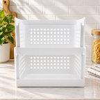 Open-Front Stackable Storage Bin