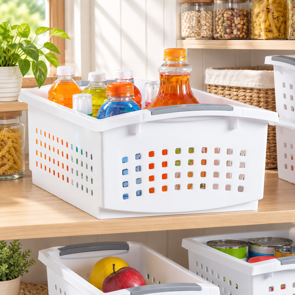 Large Stackable Storage Basket