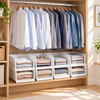 Open-Front Stackable Storage Bin